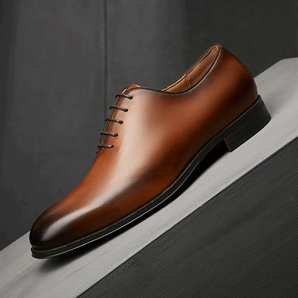 2022 New Full Grain Oxford Shiny Formal,Business,Party Wear Shoes For Men-JonasParamount
