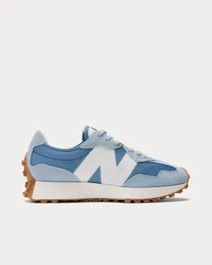 327 Light Arctic Grey / Mercury Blue Low Top Sneakers