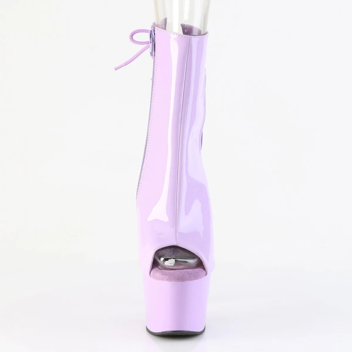 ADORE-1018 Lavender Peep Toe Ankle Boot