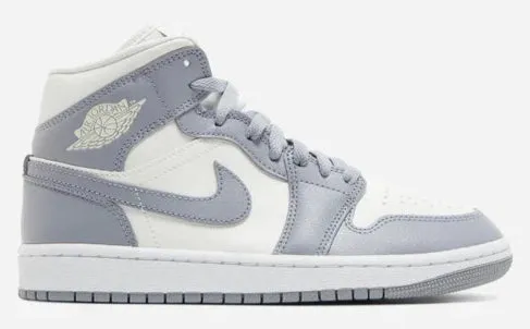 Air Jordan 1 Mid Stealth White