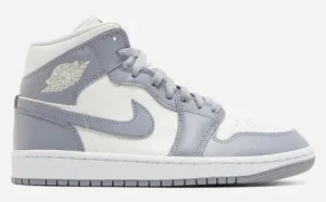 Air Jordan 1 Mid Stealth White