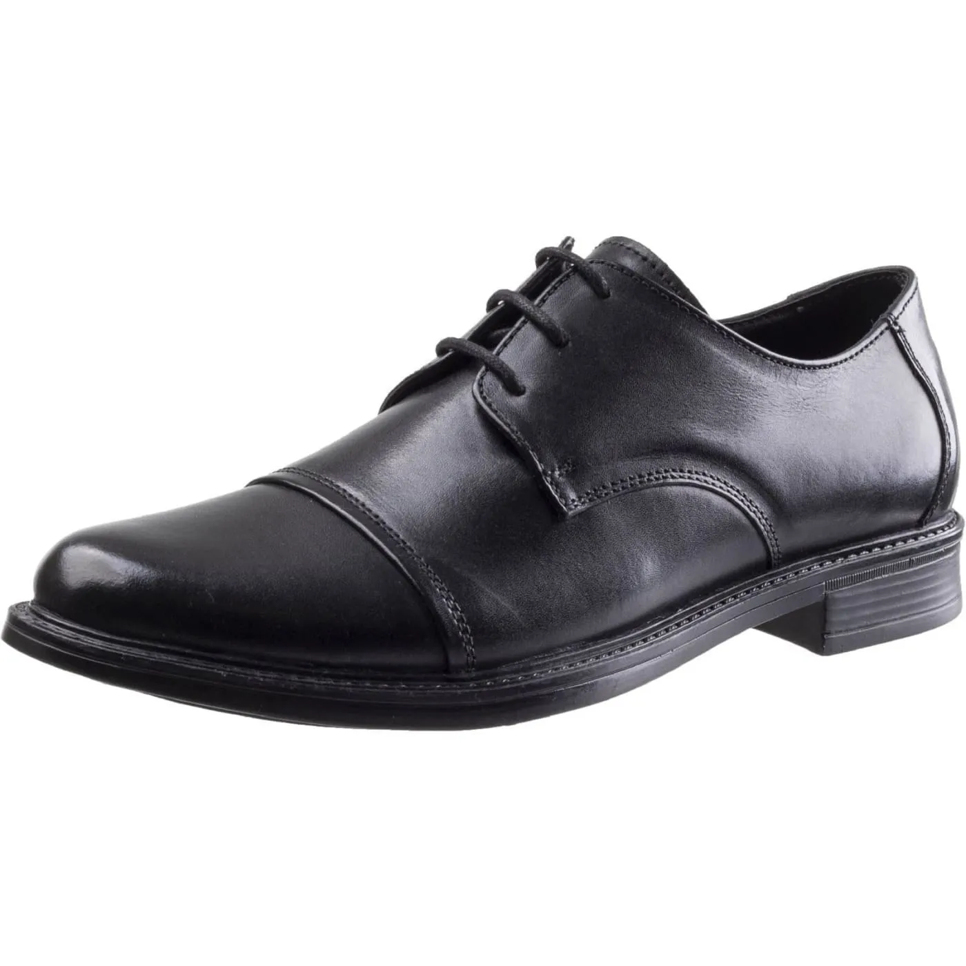 Amblers Bristol Black Mens Leather Shoes