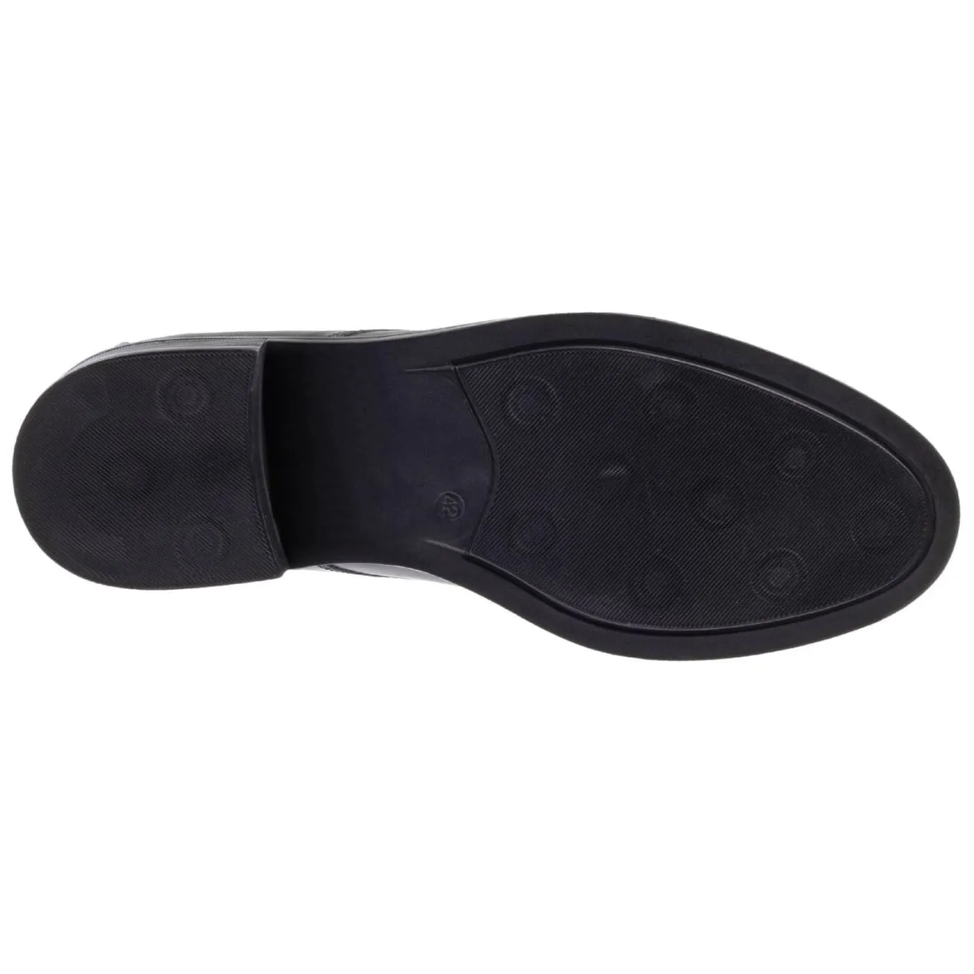 Amblers Bristol Black Mens Leather Shoes