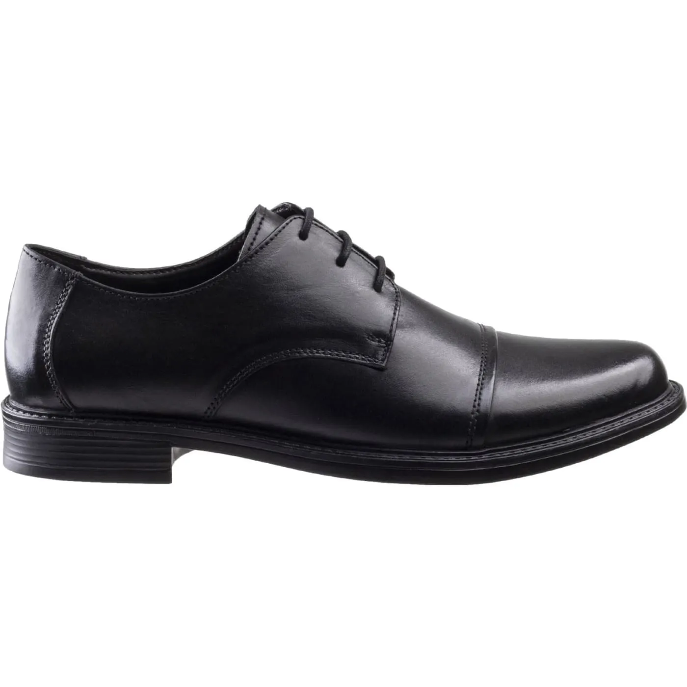Amblers Bristol Black Mens Leather Shoes
