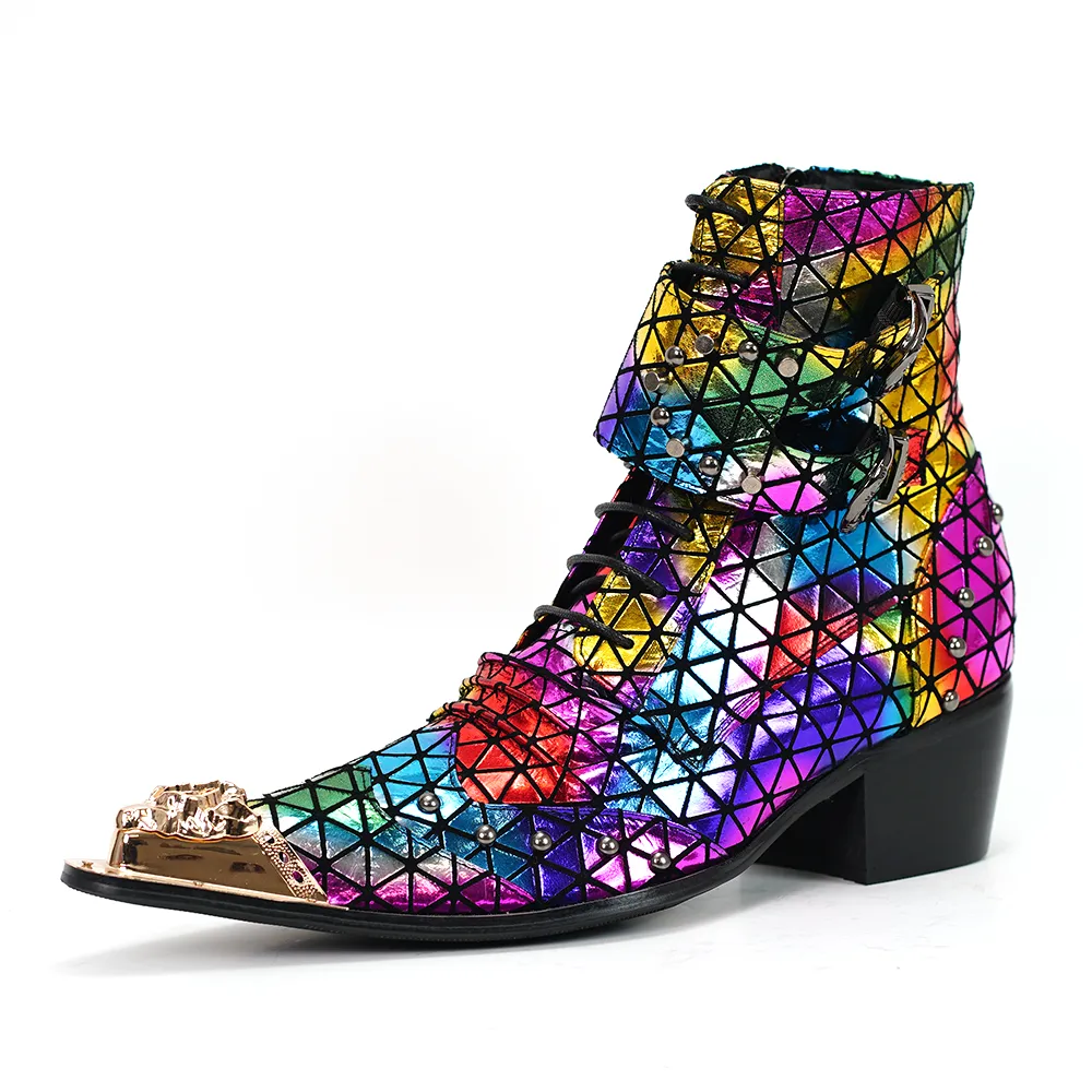 AOMISHOES™ Italy Party Discoteca High Boots 9838