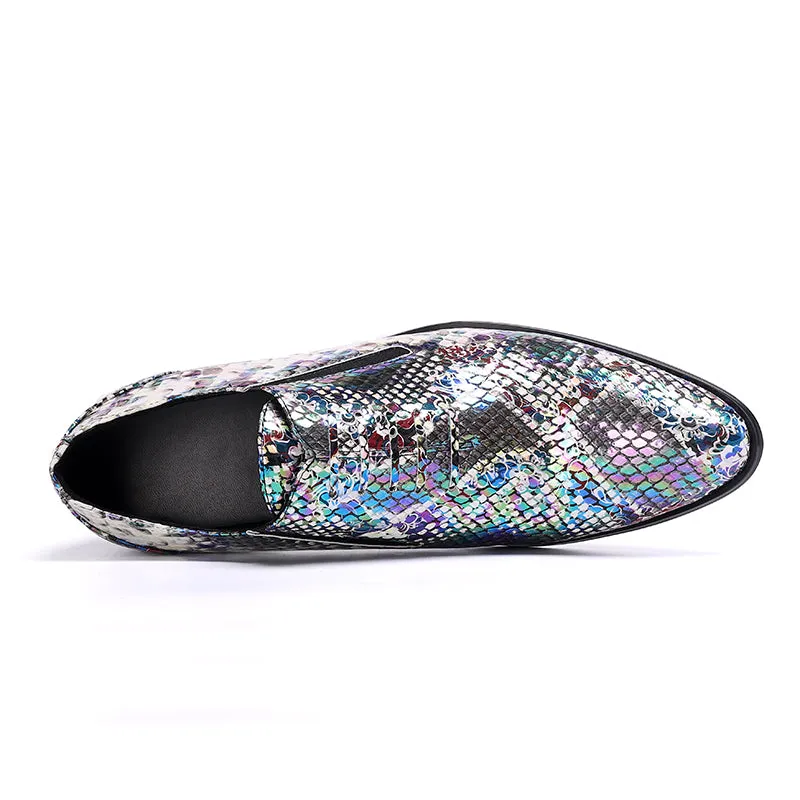 AOMISHOES™ Italy Snake Dress Shoes #8192