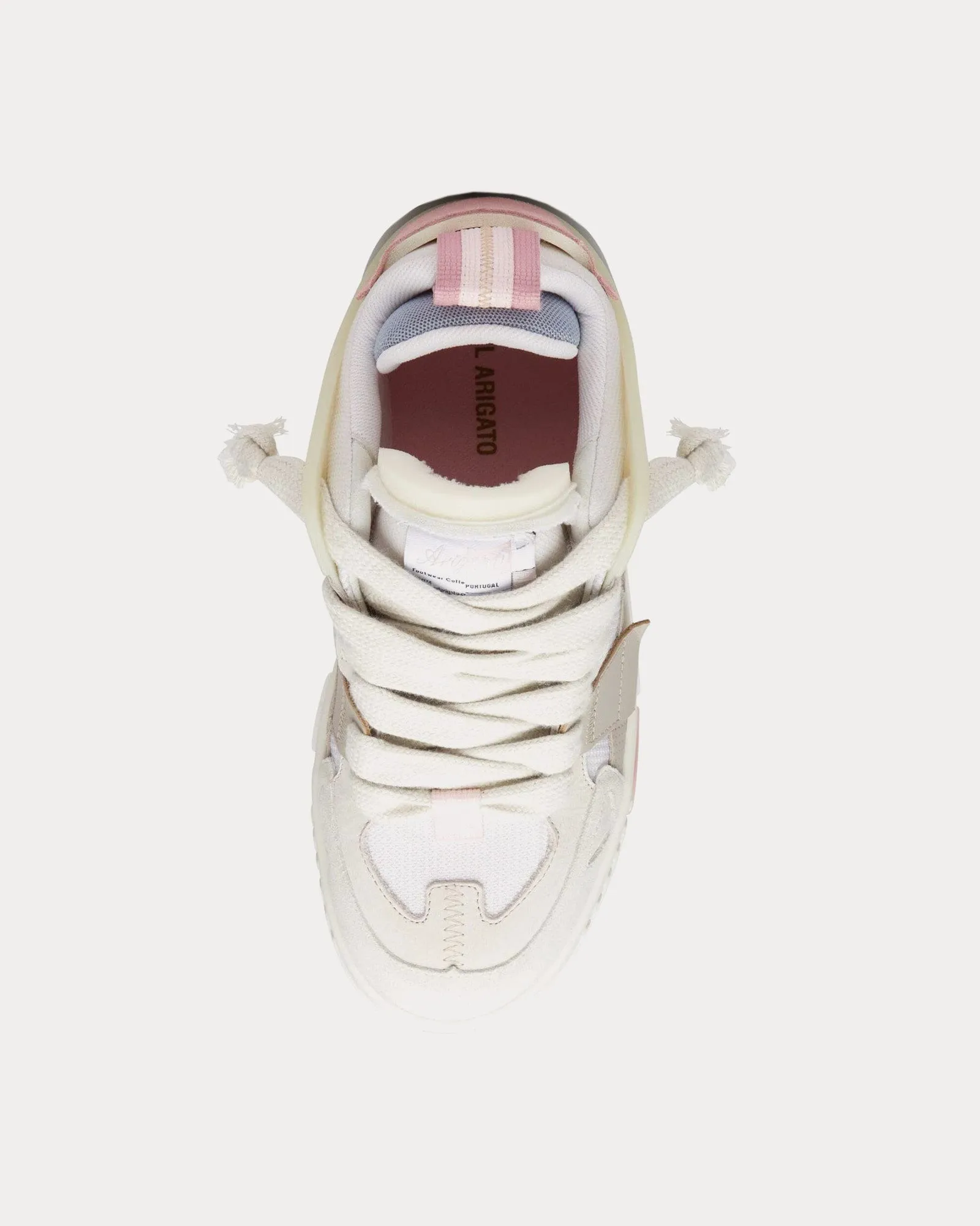 Area Patchwork Dark Beige / Light Pink Low Top Sneakers
