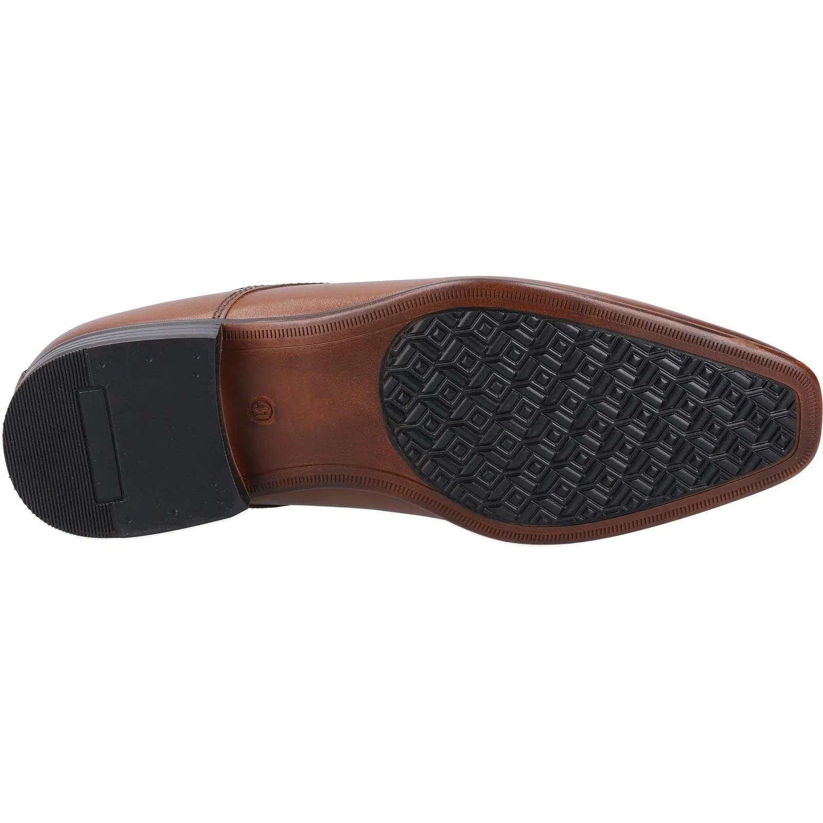 Base London Seymour Leather Men's Burnt Tan Oxford Shoes