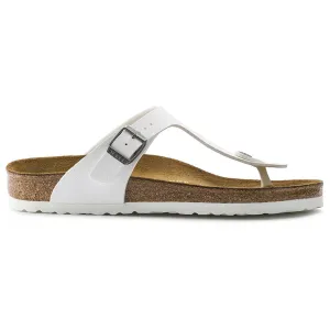 Birkenstock Gizeh Sandals- White Birko-Flor