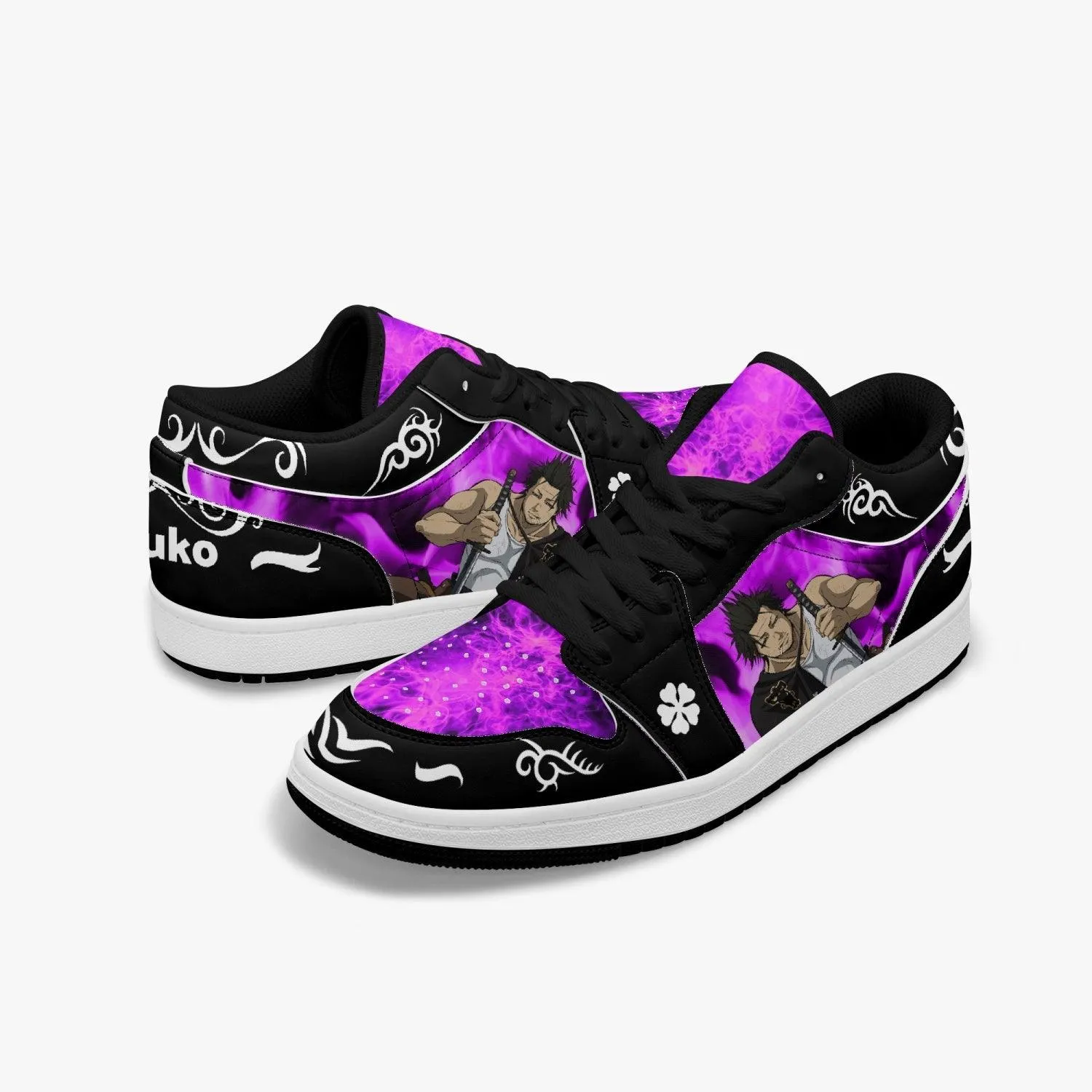 Black Clover Yami Sukehiro JD1 Low Anime Shoes