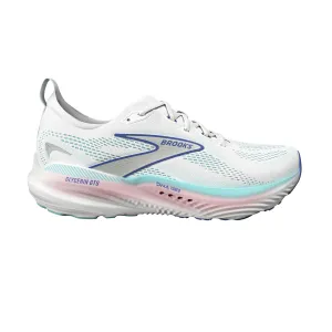 Brooks Womens Glycerin GTS 22 - White/Limpet Shell/Amparo Blue - Stability
