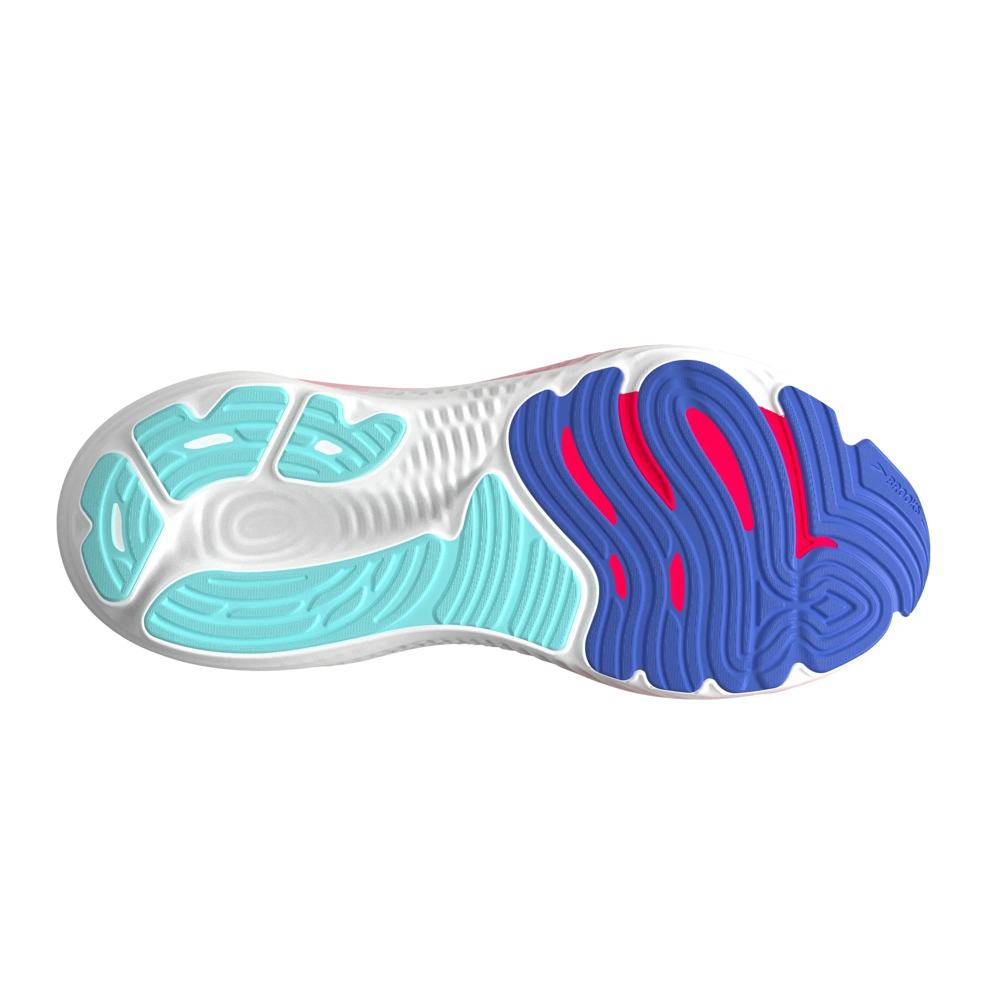 Brooks Womens Glycerin GTS 22 - White/Limpet Shell/Amparo Blue - Stability