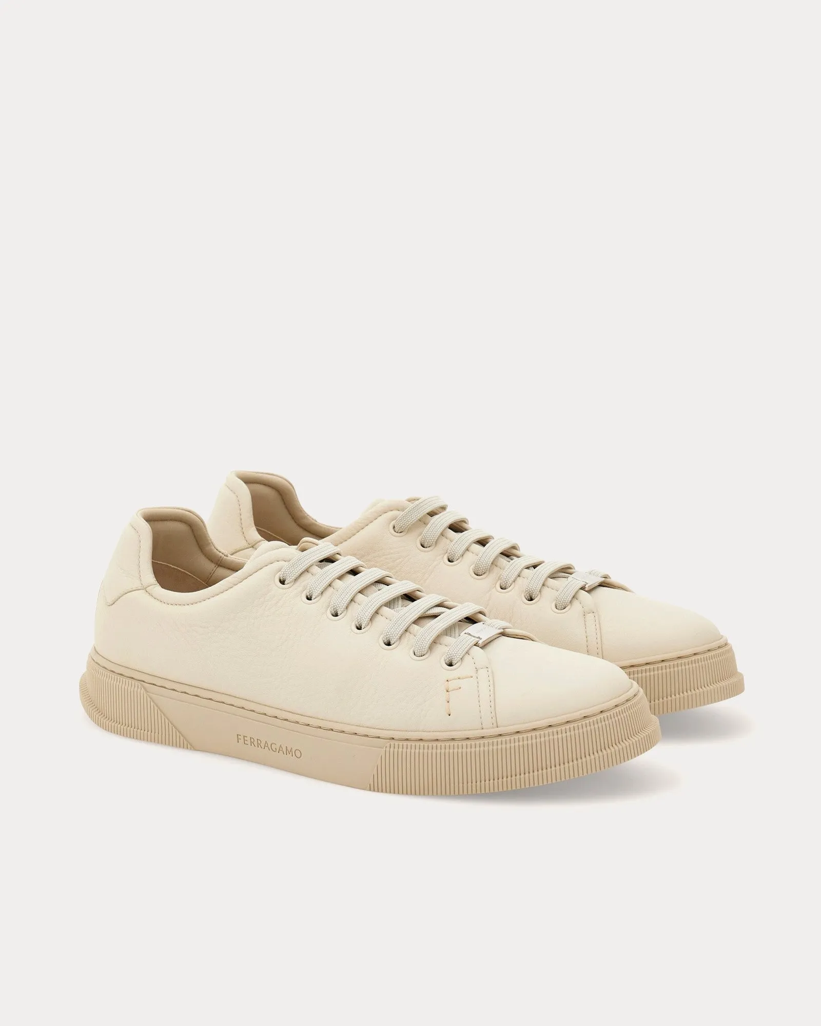 Calfskin Leather Mascarpone Low Top Sneakers