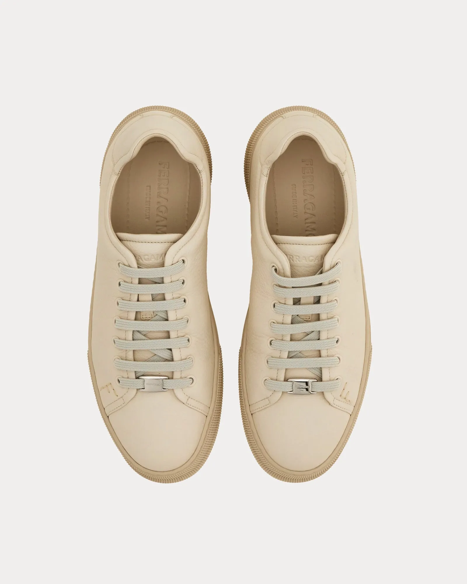 Calfskin Leather Mascarpone Low Top Sneakers