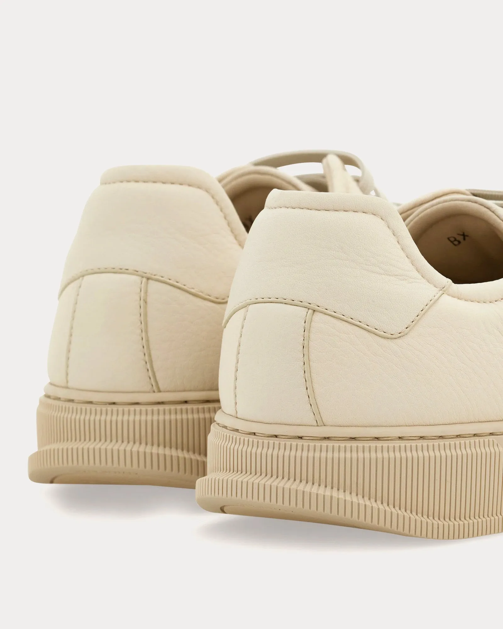 Calfskin Leather Mascarpone Low Top Sneakers