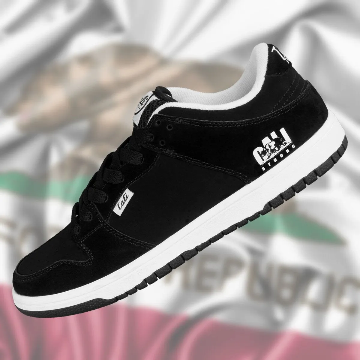 CALI Strong Hollywood Skate Shoe Black White