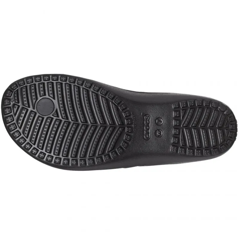 Crocs Womens Kadee II Flip Clog - Black