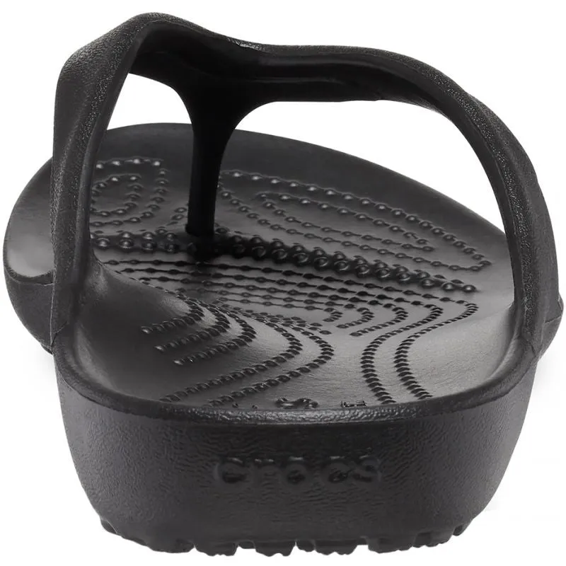 Crocs Womens Kadee II Flip Clog - Black
