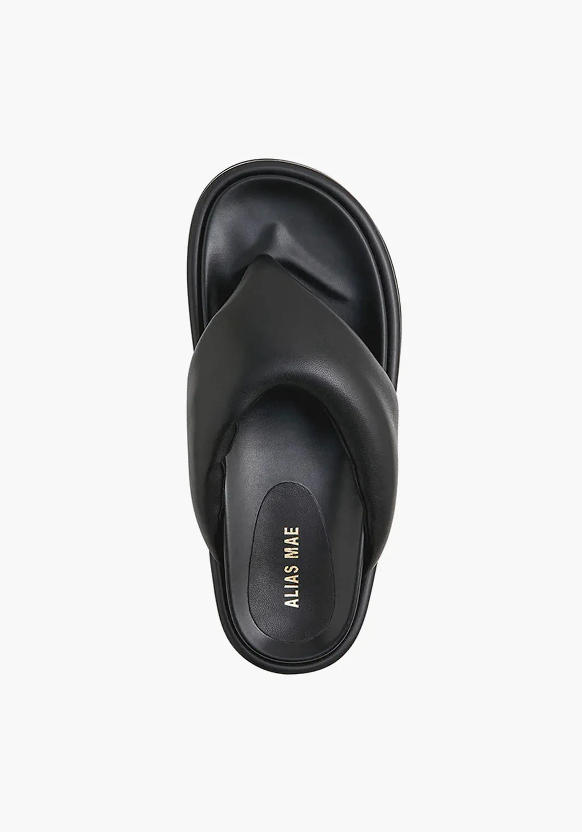 DALLAS THONG BLACK LEATHER