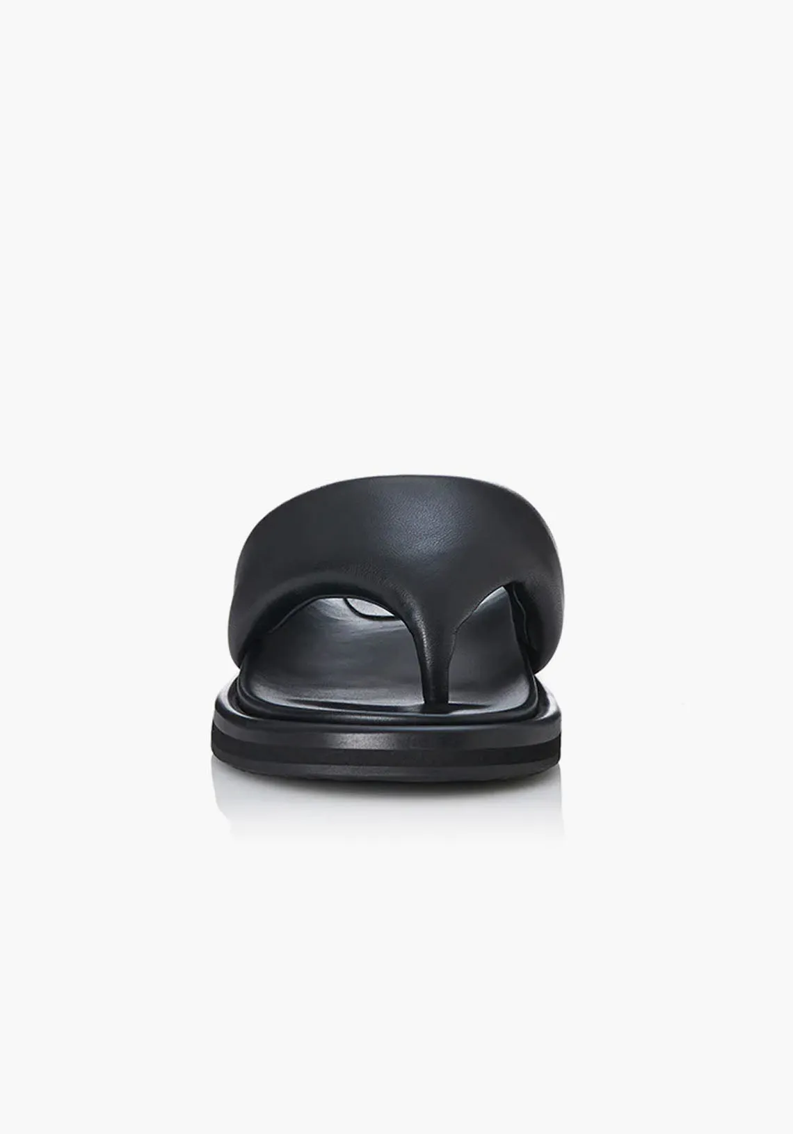 DALLAS THONG BLACK LEATHER