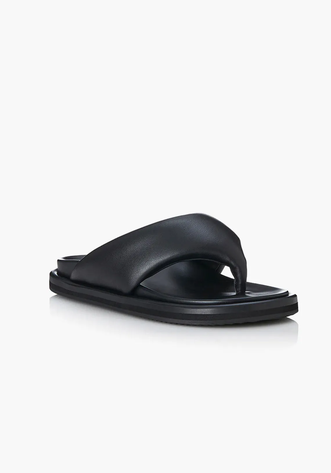 DALLAS THONG BLACK LEATHER