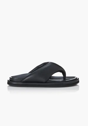 DALLAS THONG BLACK LEATHER