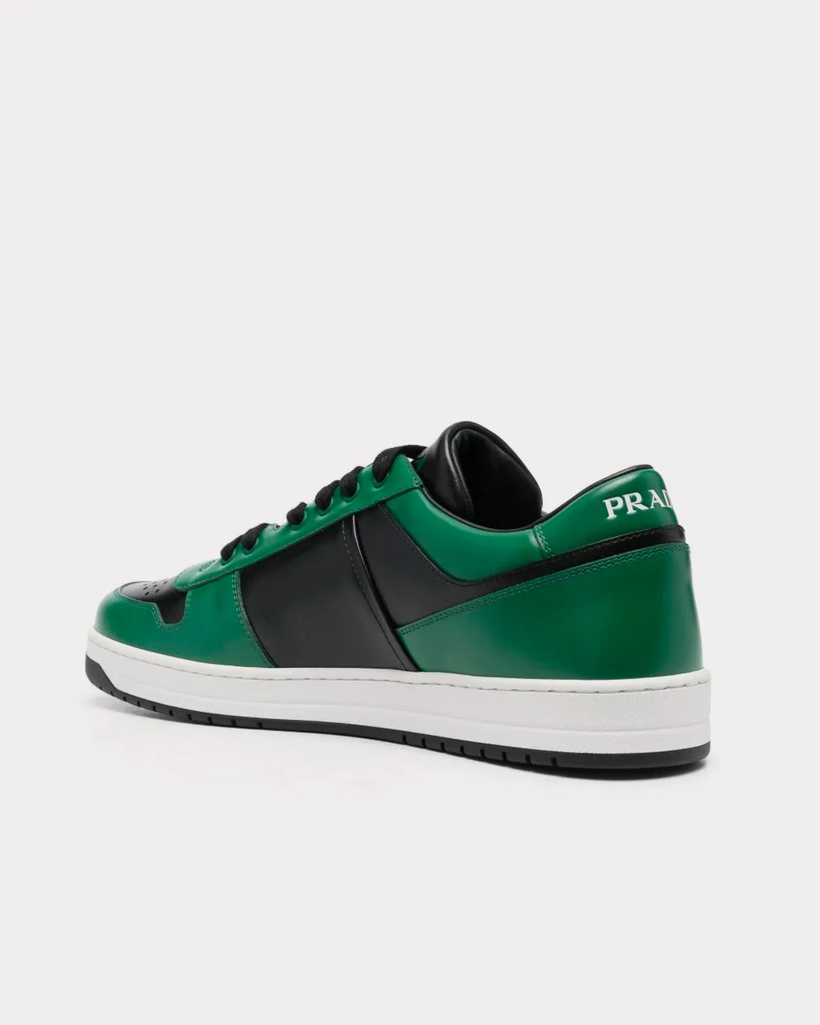 Downtown Leather Lime Green / Black Low Top Sneakers