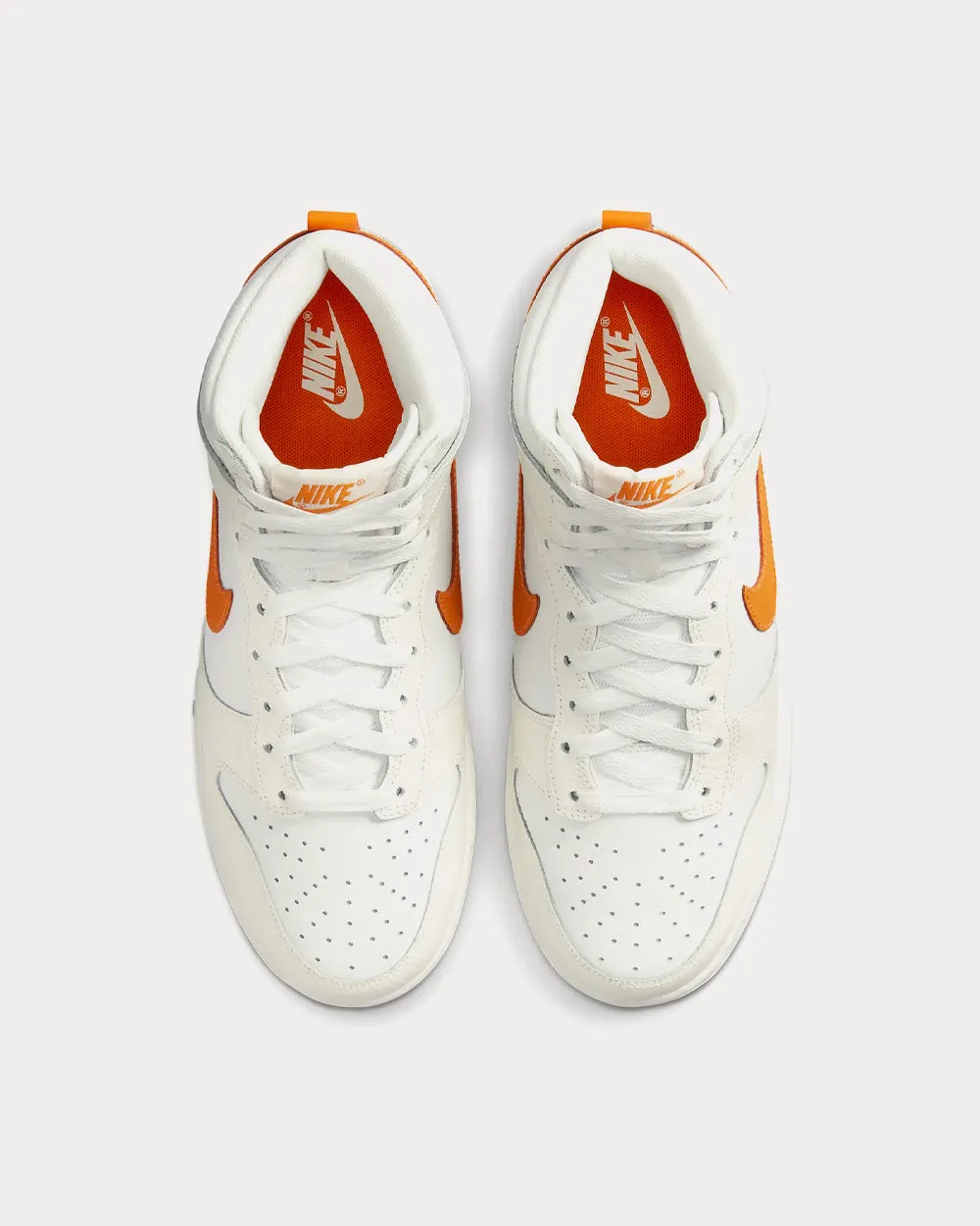 Dunk High Summit White / Light Bone / Sail / Magma Orange High Top Sneakers