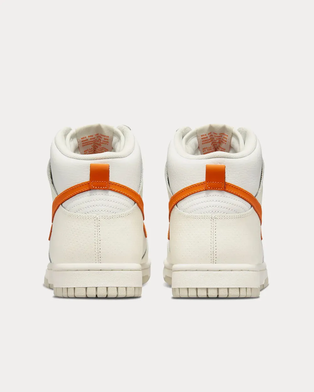Dunk High Summit White / Light Bone / Sail / Magma Orange High Top Sneakers