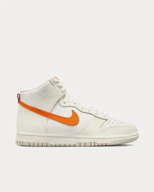 Dunk High Summit White / Light Bone / Sail / Magma Orange High Top Sneakers