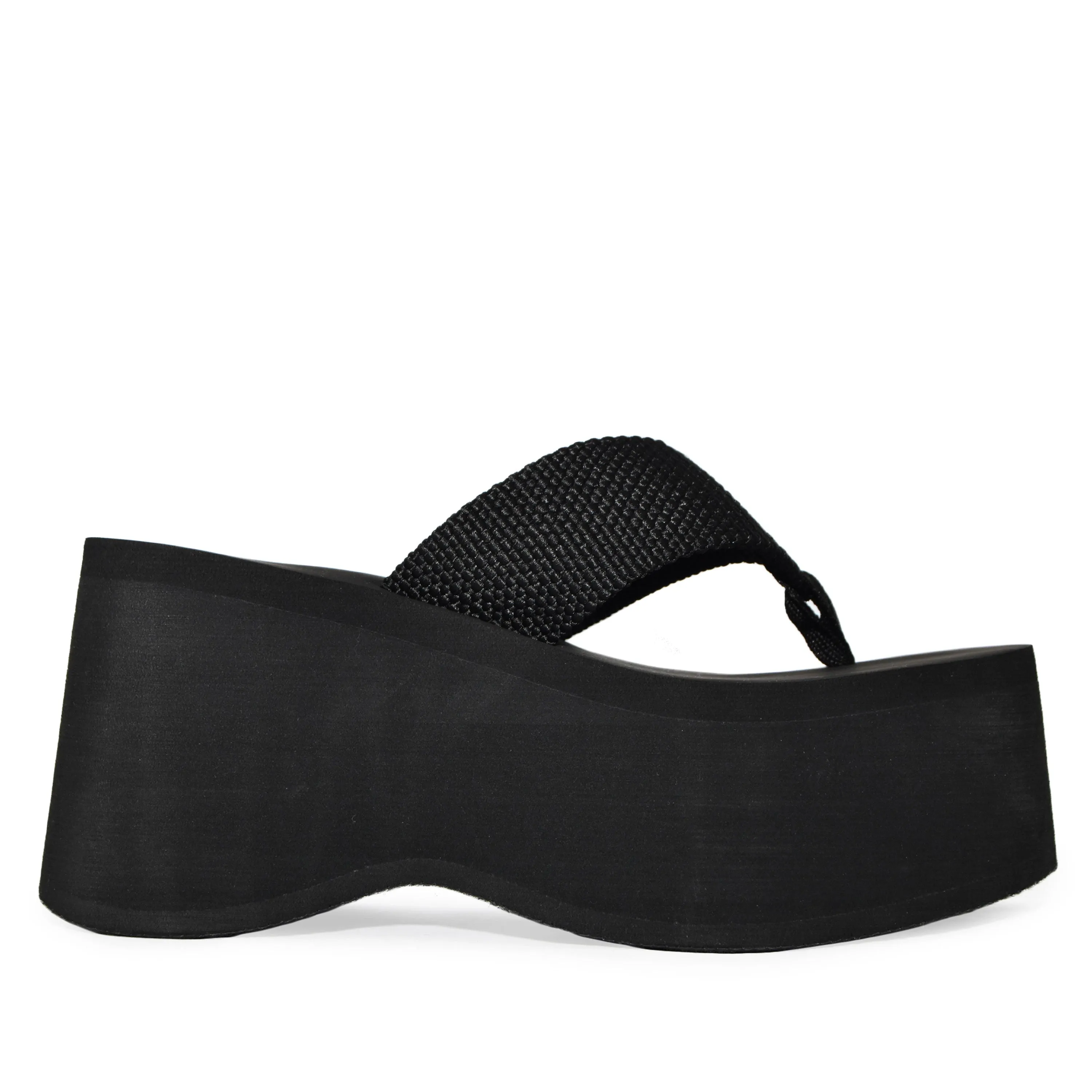 FELDA-01 Ultra-High Platform Wedge Foam Flip Flop Sandals