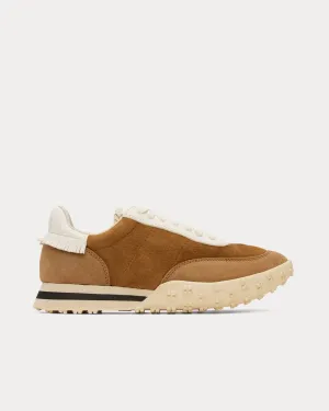 Hospoa Runner Suede Light Brown Low Top Sneakers