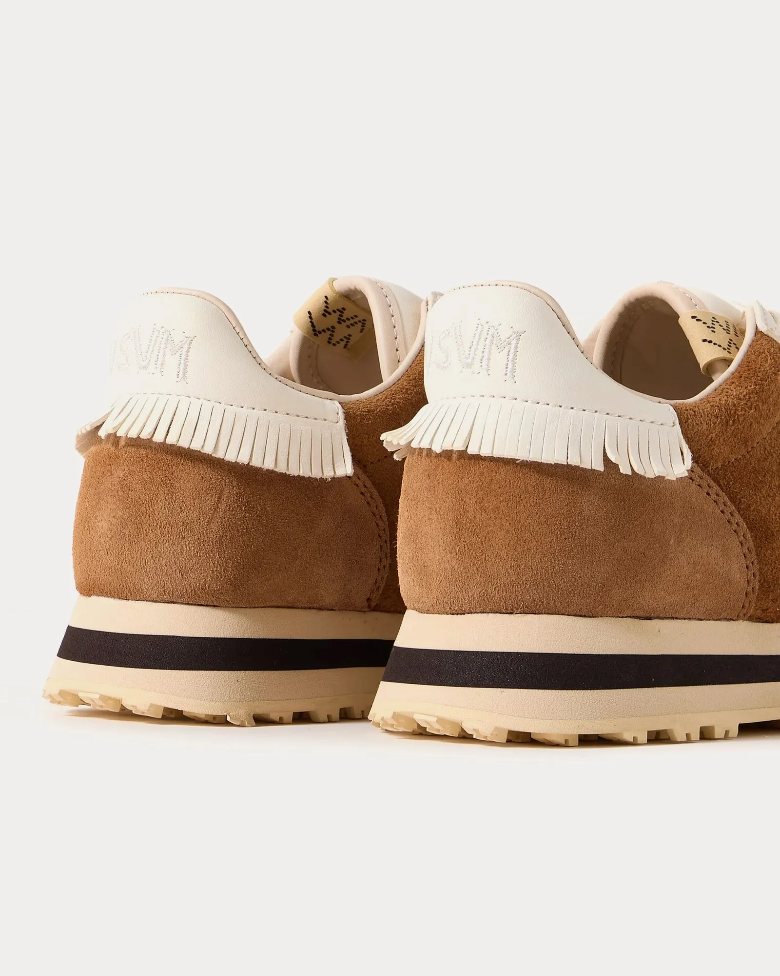 Hospoa Runner Suede Light Brown Low Top Sneakers