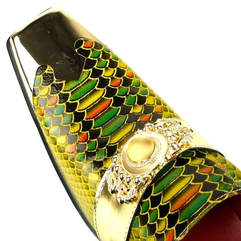 Italian Metal Tip Party Shoes #7013