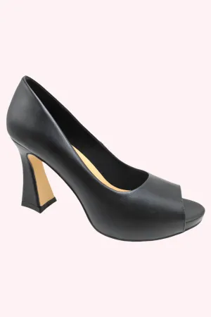 Laris Peep Toe Heels - Black