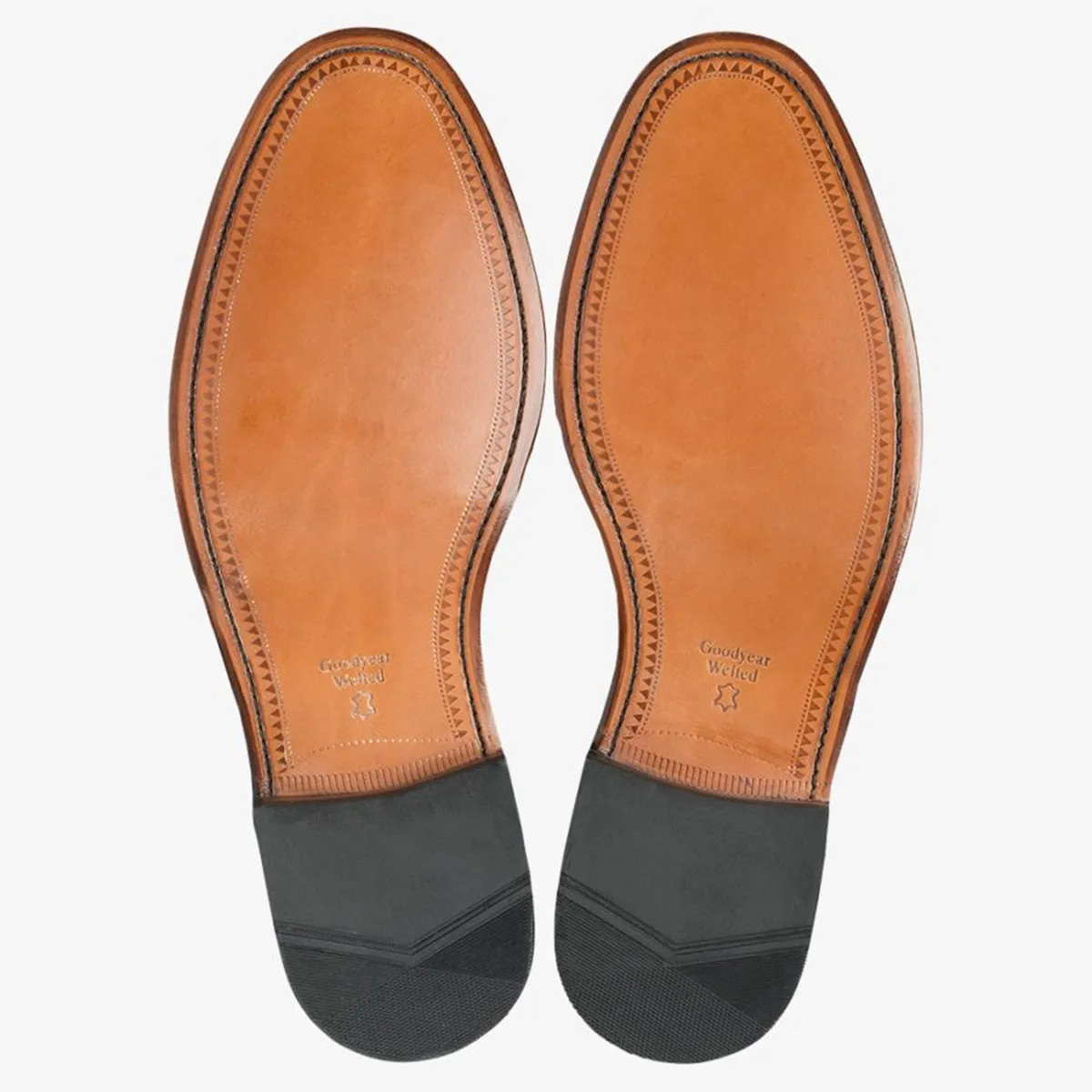 Loake - Hannibal Derby Shoes in Chestnut