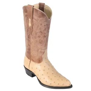 Los Altos Oryx Ostrich Cowboy Boot J Toe