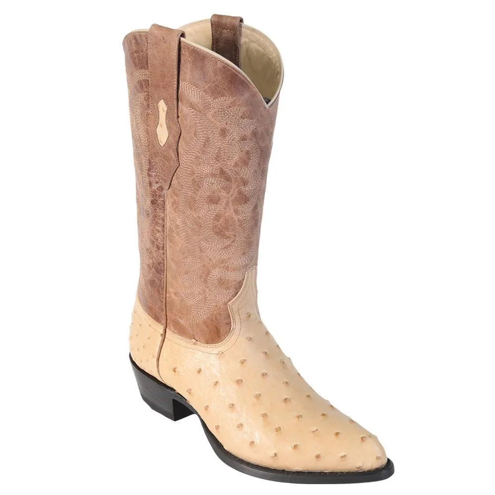 Los Altos Oryx Ostrich Cowboy Boot J Toe