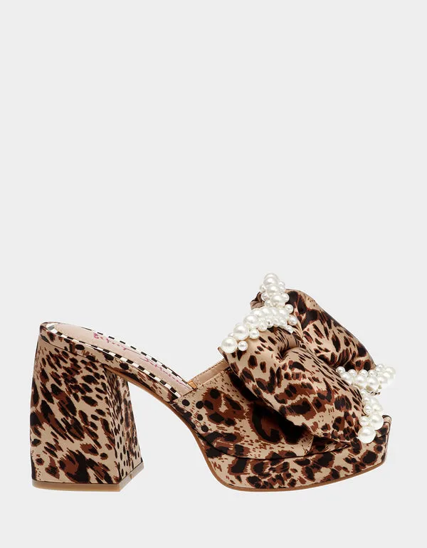 Maccie Leopard Platform Sandal