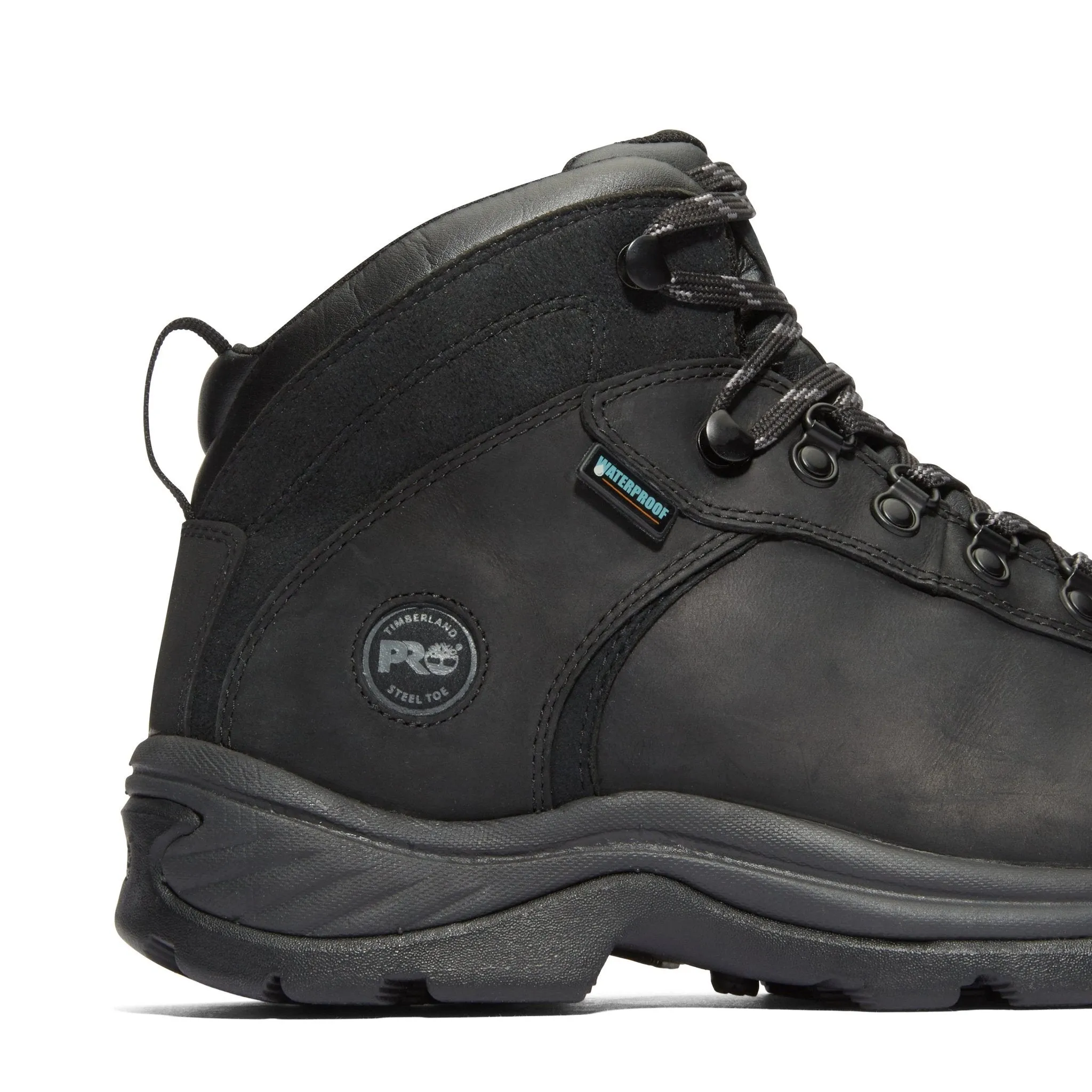 Men's Flume Work Waterproof Steel-Toe Work Boots