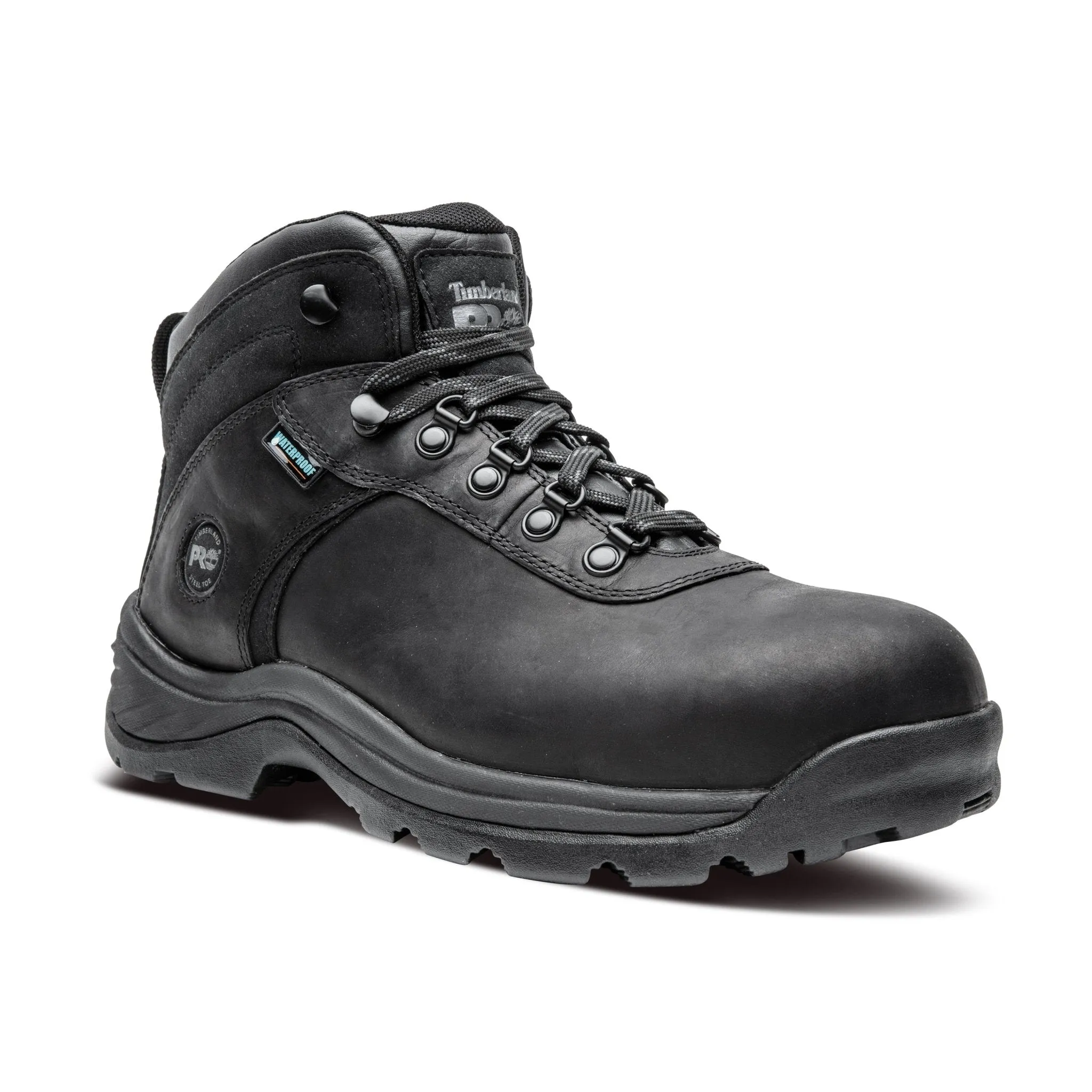 Men's Flume Work Waterproof Steel-Toe Work Boots