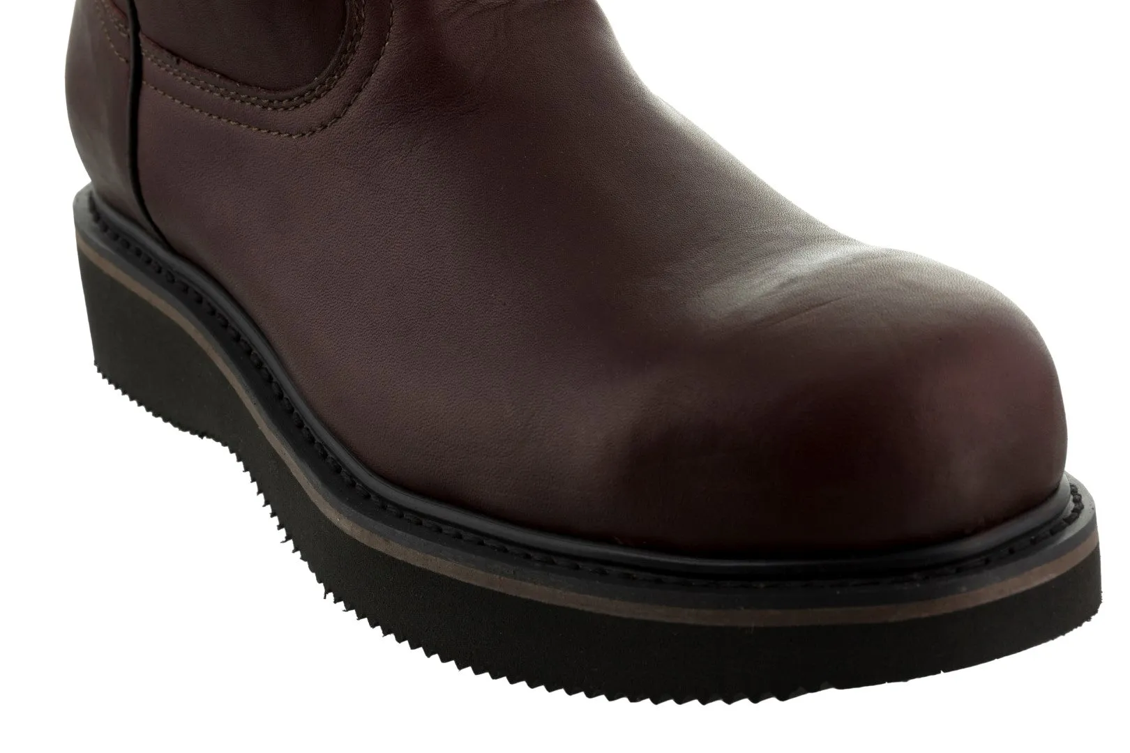 Mens S700RA Burgundy Durable Leather Construction Work Boots