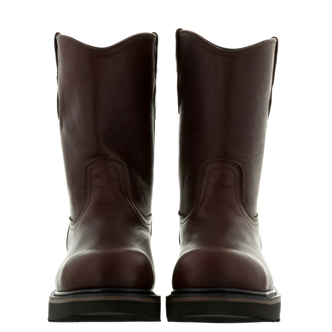 Mens S700RA Burgundy Durable Leather Construction Work Boots