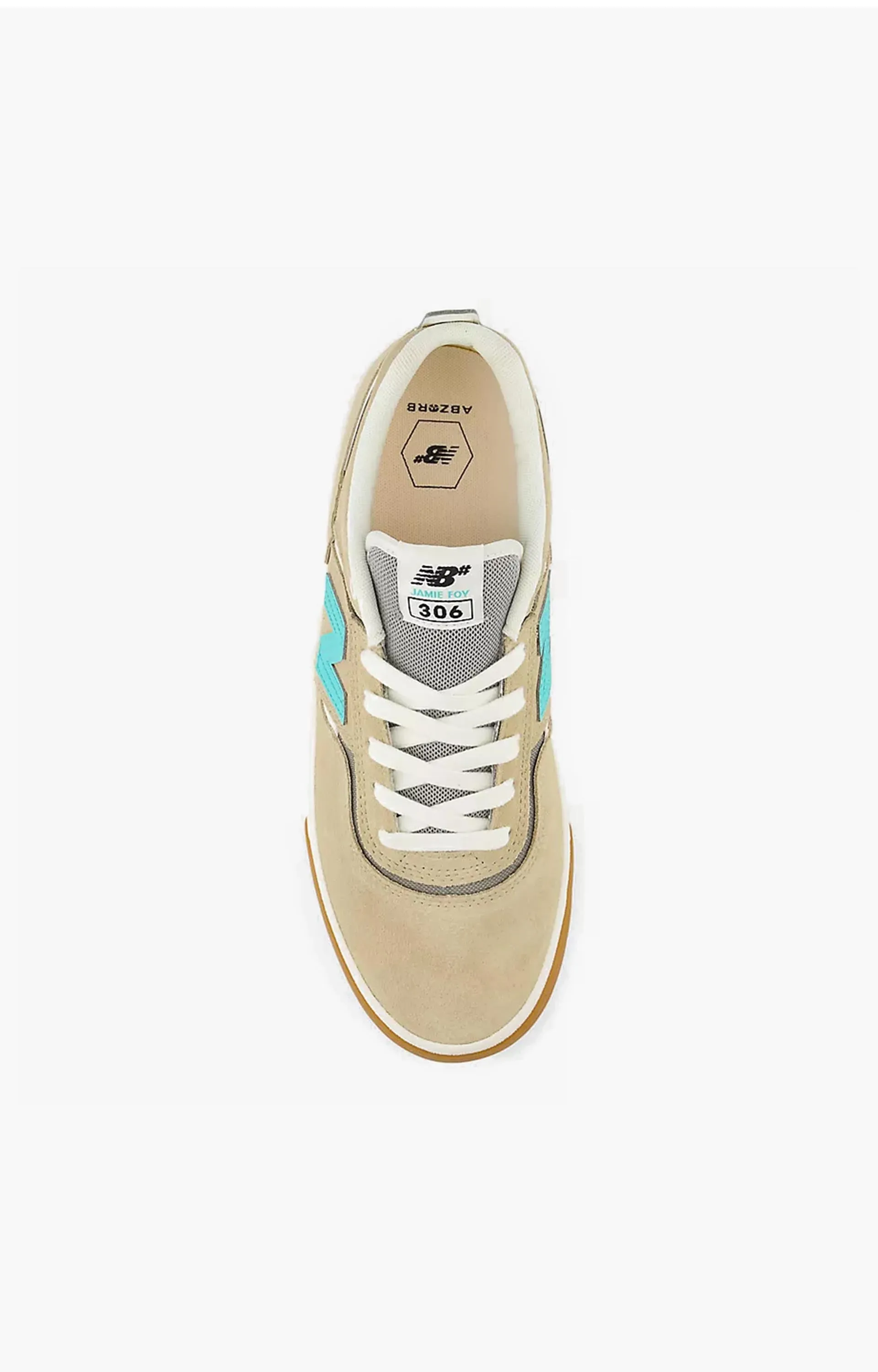 New Balance Numeric NM306SSO Shoe, Tan/Turquoise