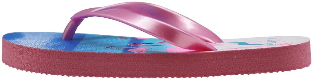 Norty GIRL'S 11-4 FLIP FLOP PINK FLAMINGO