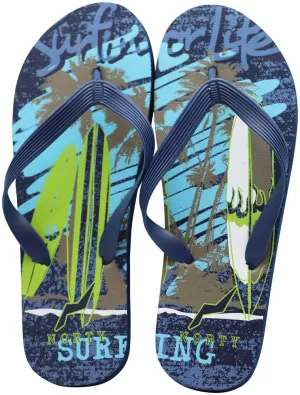 NORTY Mens 8-13 Navy Surfing Sandal 22001A