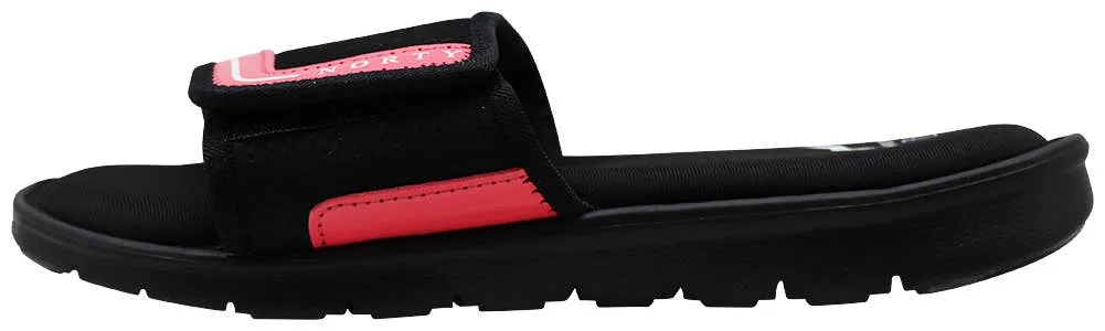 NORTY Womens 5-10 Black/Pink Sandal 12118