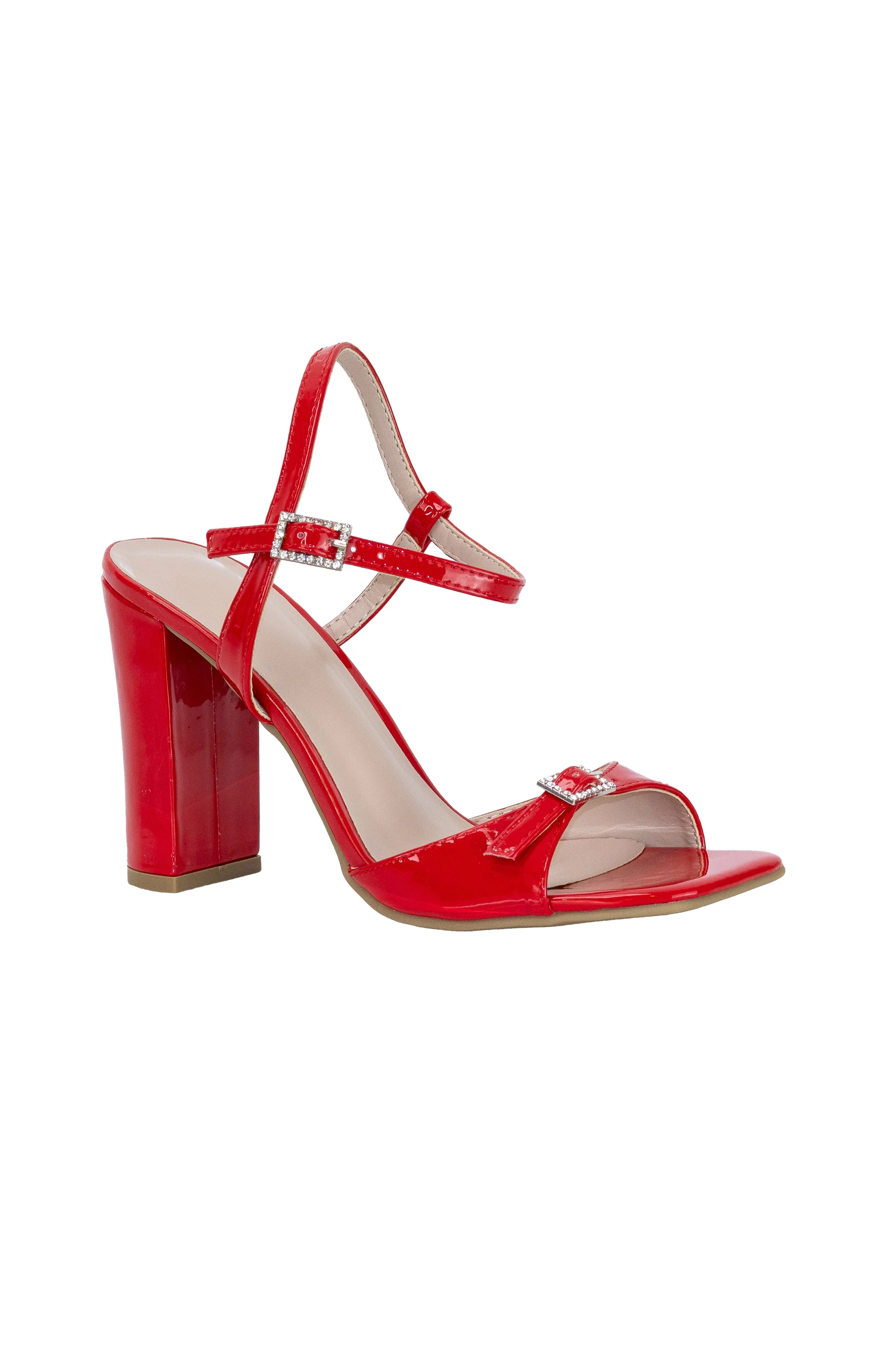 Nova - Square Toe Block High Heels