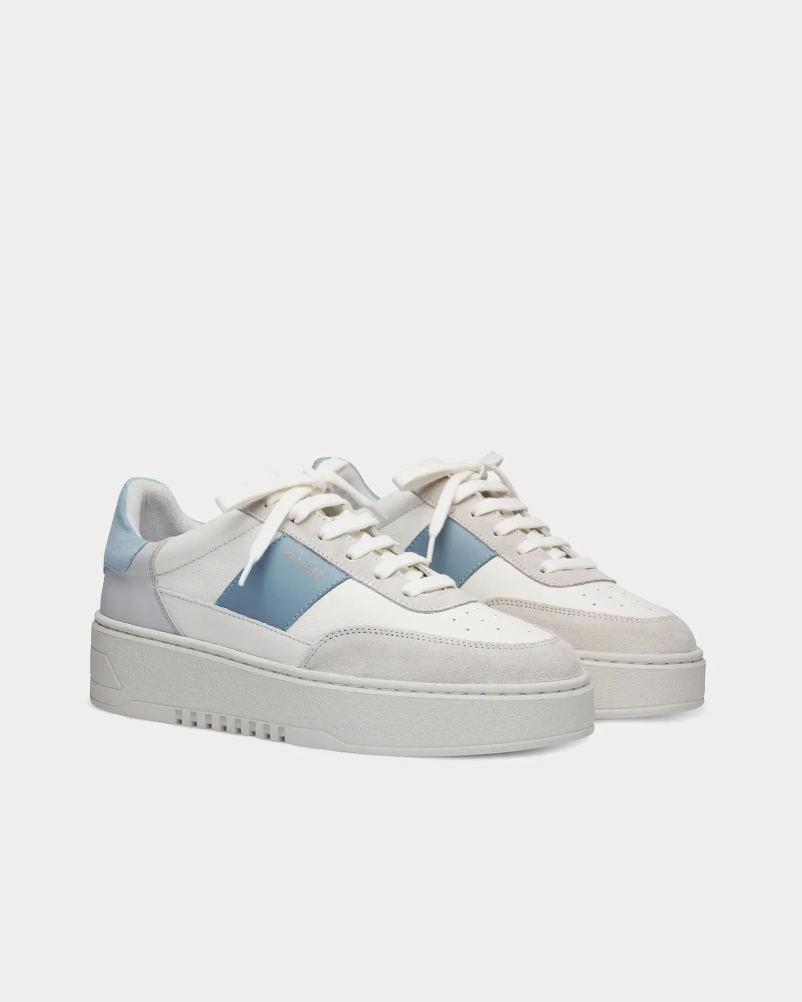 Orbit Vintage White / Light Blue Low Top Sneakers