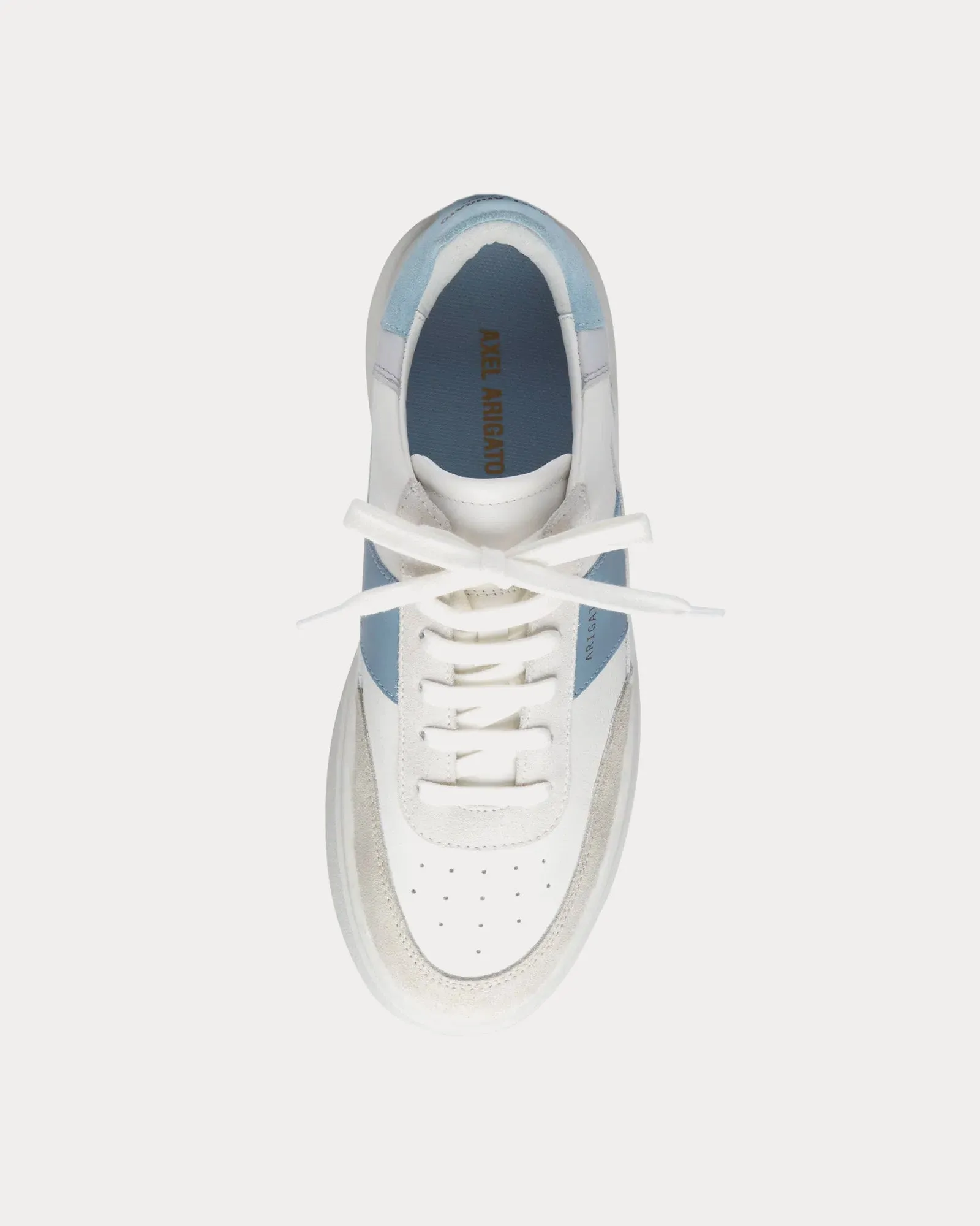 Orbit Vintage White / Light Blue Low Top Sneakers